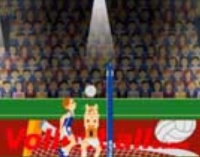 Volleyball game - You are trying to become the best volleyball player ever. At first you have to jump (J) and hit the ball (F), so that it flies over the net. You shouldn’t jump too high, otherwise you will fly away. It is hard to stop playing this game, even though it is quite simple.