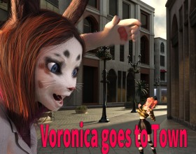 Voronica Goes to Town - You get to play as Voronica, this hot and adventurous girl who just got out of prison. She's looking for a job that suits her unique skills! You'll be her guide and help her navigate through various encounters and make sure she stays employed and doesn't go back to jail. The game is a visual novel with interactive choices, so you have the power to decide how Voronica's story unfolds. You'll need to make smart decisions, improve her stats, and make sure she's well-fed to keep her happy and employed. So, get ready to dive into Voronica's world and see what kind of crazy adventures she gets up to!