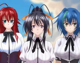Vox Gremory - Get ready for a fun parody story inspired by High School DxD! While the game features events from the original series, the story expands on them with tons of hot scenes and deeper character storylines. You play as a young man named Issei, who gets to decide what path his life will take. Familiar events unfold in new ways, with additional storylines, unexpected situations, and new ways to interact with the characters. And yes, the game gets increasingly raunchy and sexual! Build your own harem of gorgeous girls by making choices and developing relationships with the heroines. Who will you become? And where will your passion take you?