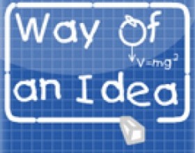 Way of an Idea - Обычно, чтобы в голову Ньютону пришла идея, на него должно упасть яблоко. Только в этот раз мыслить придется Эйнштейну, так что нарисуйте линию мелком так, чтобы яблоко попало ученому прямо по макушке. В игре 19 уровней.