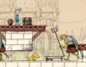 Weird World Of Wonders - Really nice and funny game where you have to travel around the paper world, move various objects and use your dog sometimes to help you reach some objects. Use Arrow keys to move your hero. Click to send your dog to some place.