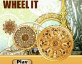 Wheel It - Your task is to restore all clockworks mechanisms by connecting all links. Use mouse to drag and drop gears on green pips. If pip lights red it means that there's impossible to place a gear. Make them all wheel!