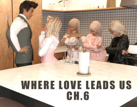 Where Love Leads Us Ch.6 - Welcome to part 6 of the incredible adventure with four beautiful women! You continue to play as a successful young man with a very large and unconventional family. He’s married to a woman who has three sisters. And he loves all of them equally! Yes, it’s a bit unusual, but trust us, it’s worth it. Find out how it all came to be, what stories and motivations lie behind these relationships. The bonds of love that tie them together started in high school. In general, they live in harmony and hardly ever feel jealousy. Or do they? Start the game to find out.