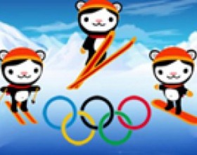 Winter Olympics 2010 - Participate Winter Olympic Games 2010 with Miga. Set the highest score in all disciplines and You'll be the winner. In Skiing you have to pass all flags as fast as you can. In Ski Jumping you must get maximal speed for your jump, hold your balance and make a perfect landing. Finally Snowboard - Finish the track as fast as you can. Use arrow keys and Space (only in Ski Jump) to control our Olympic Games 2010 mascot. Submit your score.