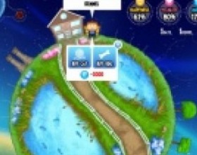 World of Science - Your mission is to manage your world. Control your character, keep him happy, go to work to earn money and spend it to upgrade your own world. Build various energy generation stations like wind farms or solar batteries. Use Mouse to play this game and follow game instructions.