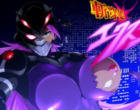 Zansenki Exwell - You play as a brave futanari warrior known as Exwell, who wages an endless battle against the powerful criminal organization Viennis. Her appearance is inspired by Linda Rees from the anime Mahou Kaiju Series! During one fierce confrontation, your enemies use a mysterious technology that permanently transforms your body. To restore your original form, you'll have to overcome countless dangerous challenges. Explore diverse locations, fight Viennis operatives, and confront their charismatic leader, Queen Dina. Every battle requires careful strategy, and defeat can have serious consequences, so stay on your guard. Along the way, you'll unlock new abilities, meet seductive women, and see plenty of hot porn scenes!