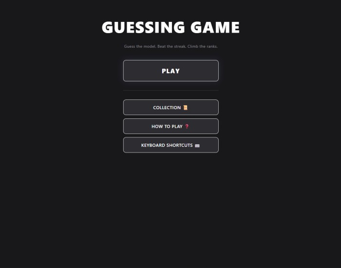 Guessing Game - v0.8.9
