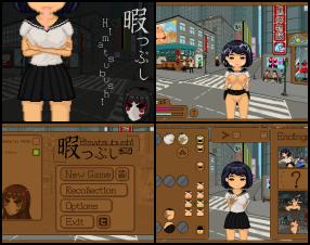 Try to kill some time on a busy street. Interact  with fully animated character, progress by doing lewd activities and unlock 4 different endings!