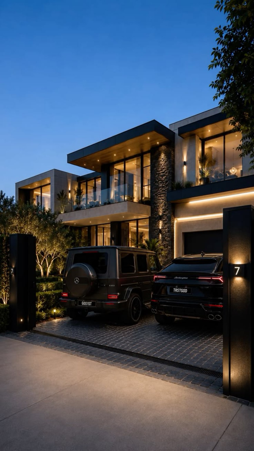 The protagonist's family home