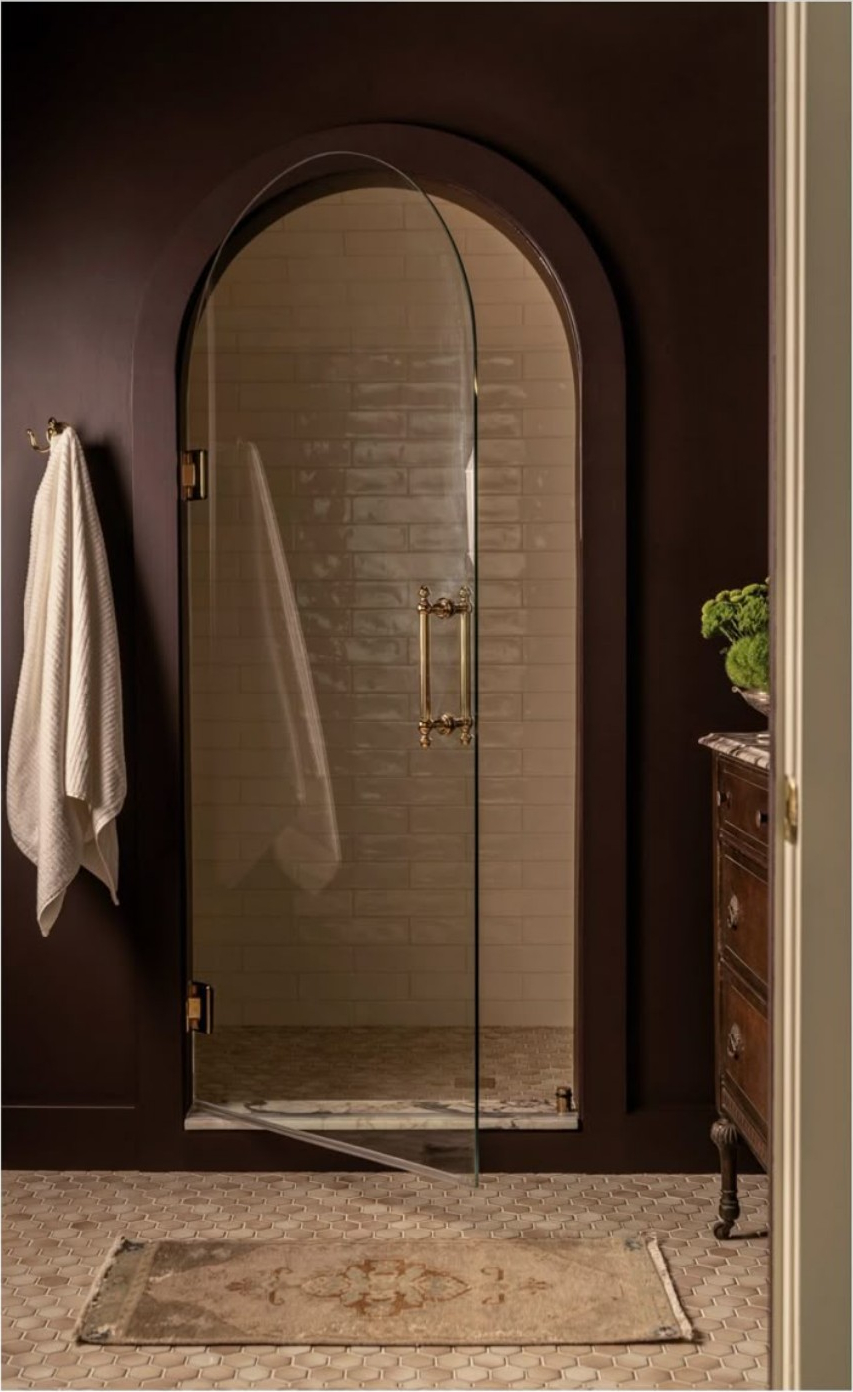 Bathroom hallway scene