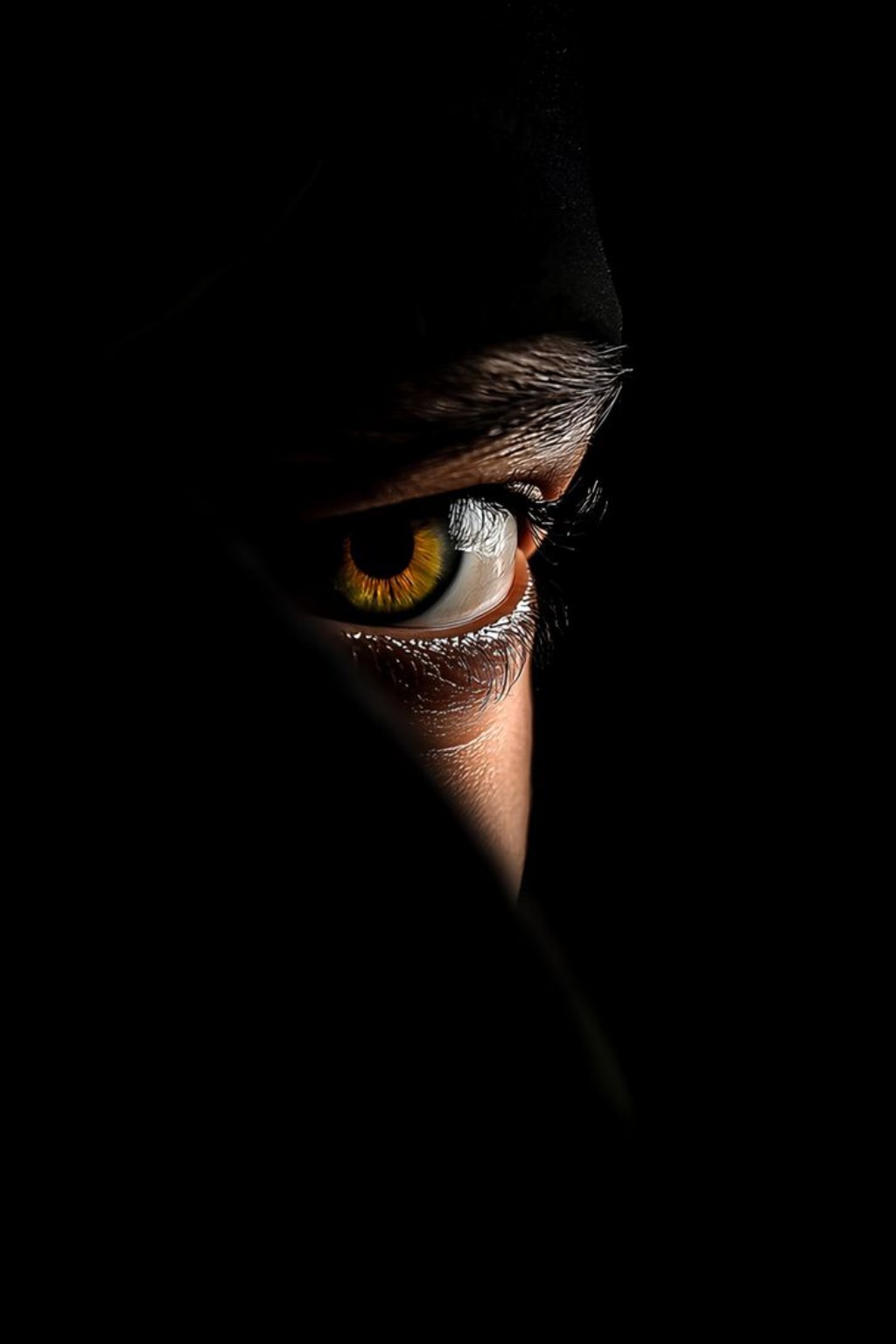 A watchful eye in the darkness