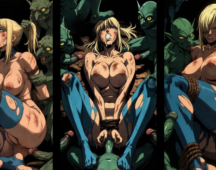 Bra Thief VS Samus Aran  Brutal Hentai Runner