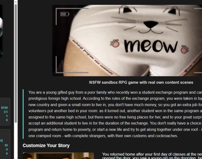 Exchange Program: New Roommate [v0.08 upd]