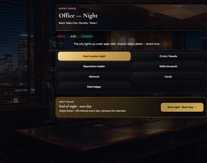 Black table v0.11