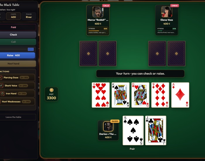 Black table v0.11