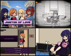 A janitor simulator where you can spy on college girls. You must sit all day in a hallway, receive packages, and clean occasionally to avoid fines. You can buy cameras to place in the dorms and spy on the female residents, or lose your money in the online casino—it's up to you. The game features a janitor simulator experience, voyeur mechanics with multiple girls, each with different personalities, the ability to flirt using the information you gather, voiceovers for all characters, a variety of spy cameras, character personalization, an online casino and bank history.
