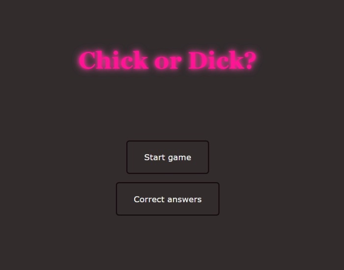 Chick or Dick