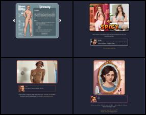Welcome to The Contest. The Contest is a Visual Novel in which you play as a male undergoing changes to become more like a woman. The game is overtly sexualized and involves images and videos of all kinds of beautiful people showing and using all kinds of very human bodyparts. If you're not into that, you probably won't enjoy this game.