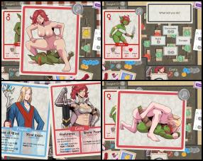 What if a Game Master designed a whole board game around your character’s lewd adventures ?
Explore a dungeon, make strategic choices, fight horny foes and compete against your opponent to reach your maximum potential… in either dominance or submission.