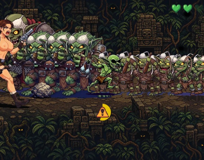 Bra Thief VS Lara Croft  Hentai Roguelike