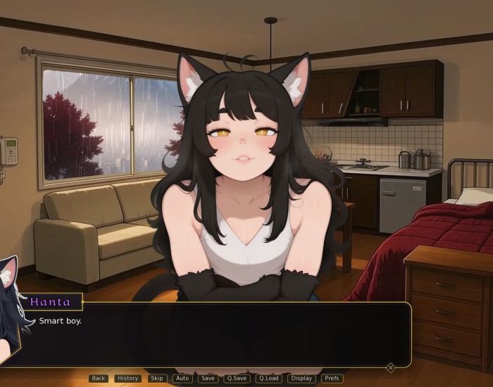 Caring for my new cat...Femboy