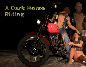 A Dark Horse Riding